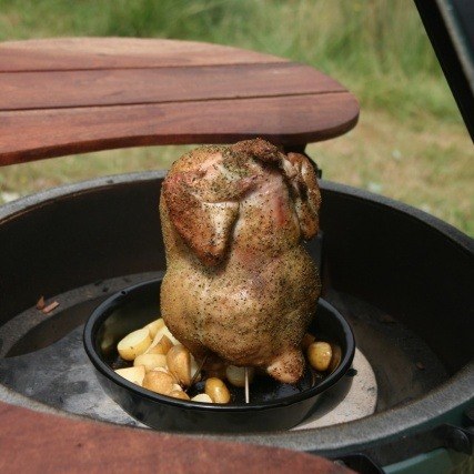 Kip/kalkoen houder verticaal (vertical poultry roaster)