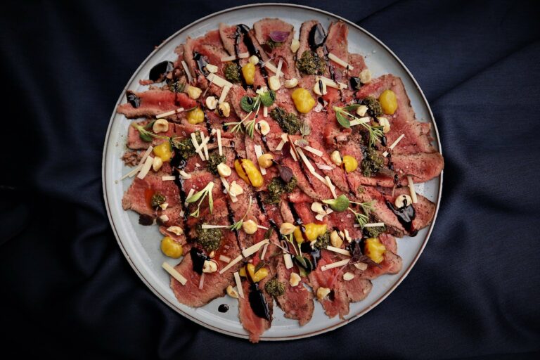 carpaccio angus hazelnoten kamado recept 01 - Gegrilde Angus carpaccio
