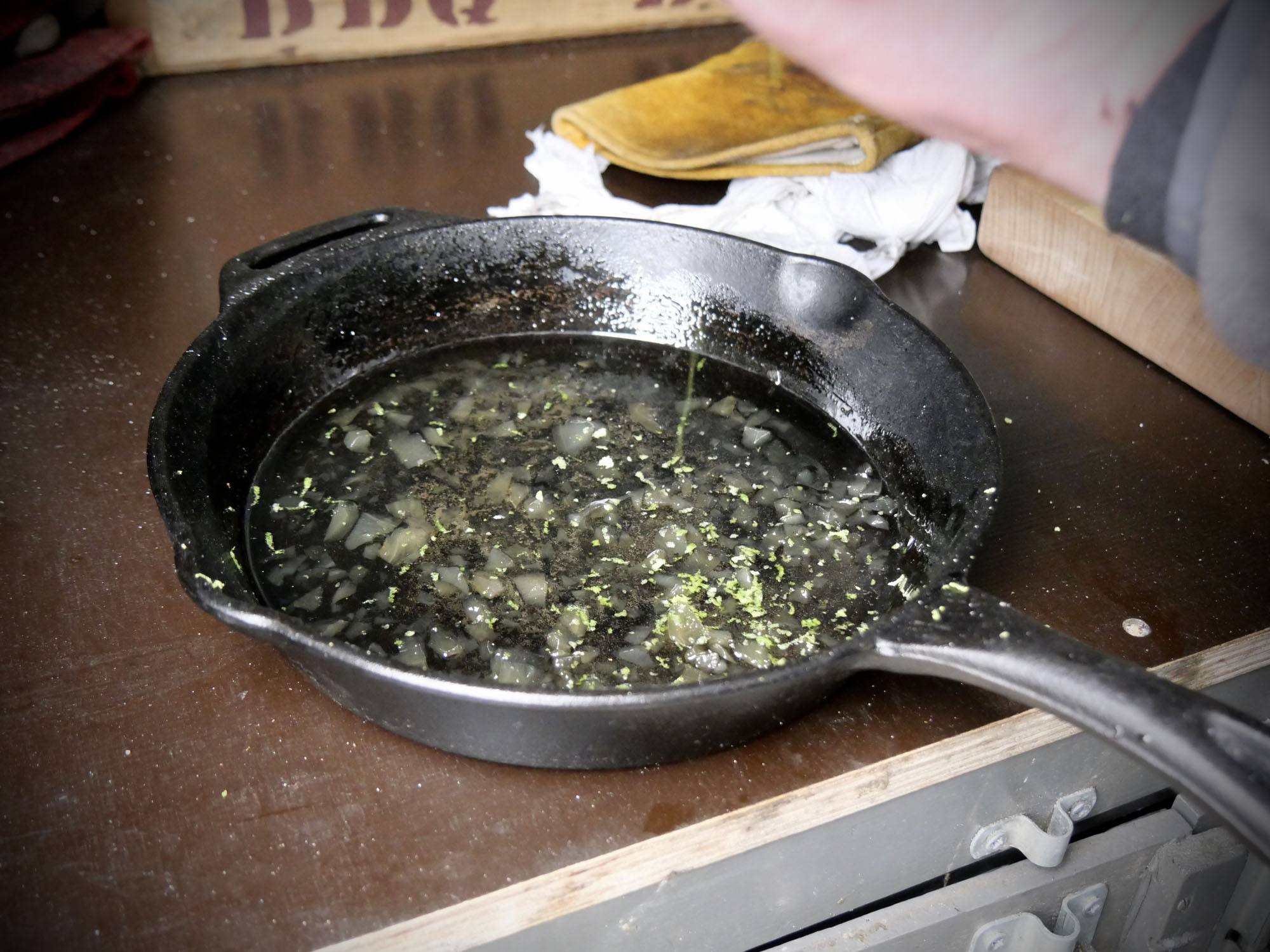 perencrumble gember big green egg kamado recept 07 - Perencrumble met gember