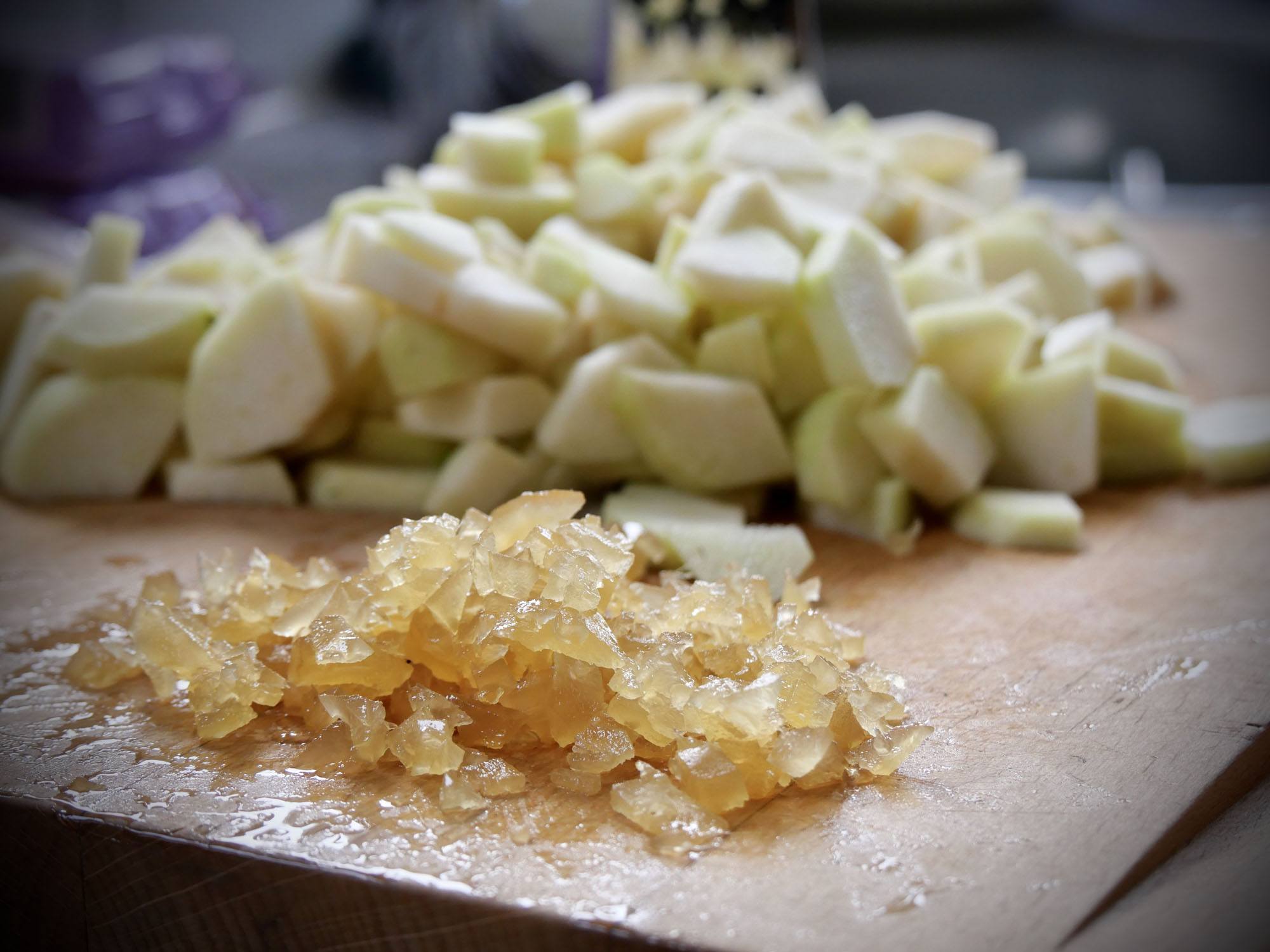 perencrumble gember big green egg kamado recept 09 - Perencrumble met gember