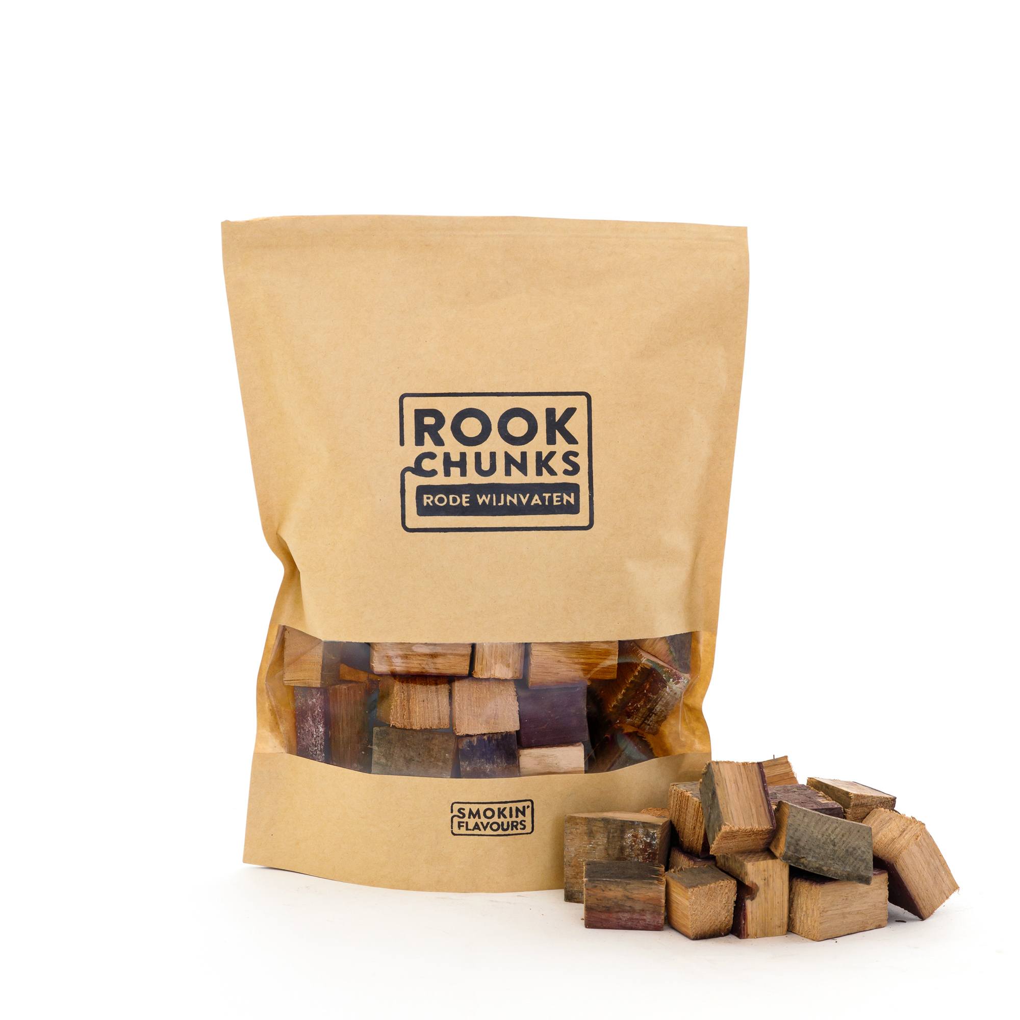 Smoking Flavours rookchunks rode wijnvaten - Focaccia met op rode wijnvaten gerookte sukade