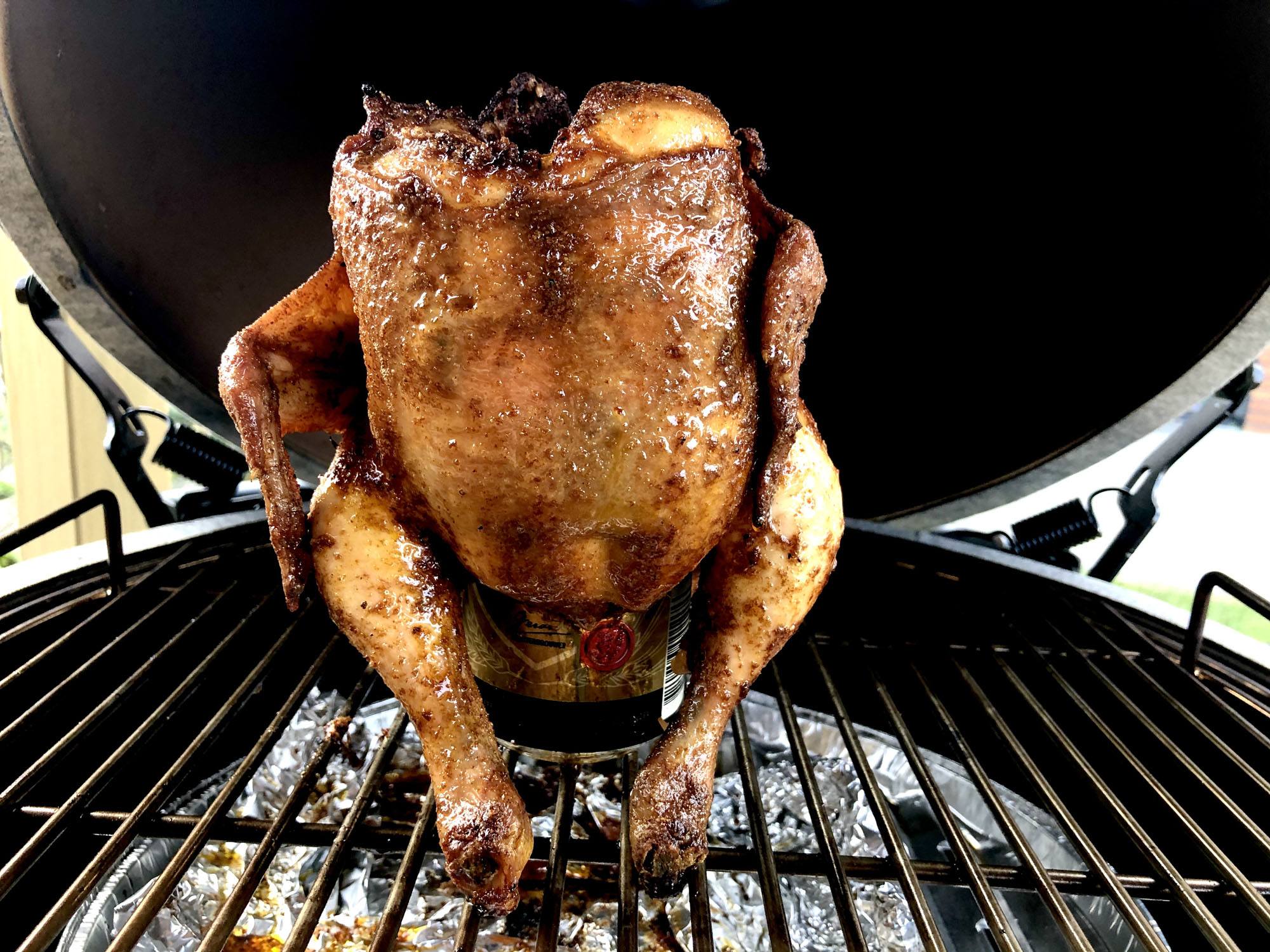 beer can chicken kamado big green egg recept 01 - Beer Can Chicken: een BBQ klassieker