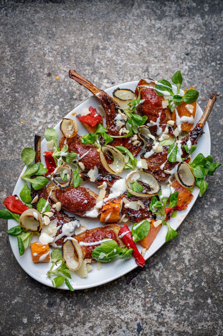 saus guru pitmaster kamado recept 43 - Sticky lamskoteletjes