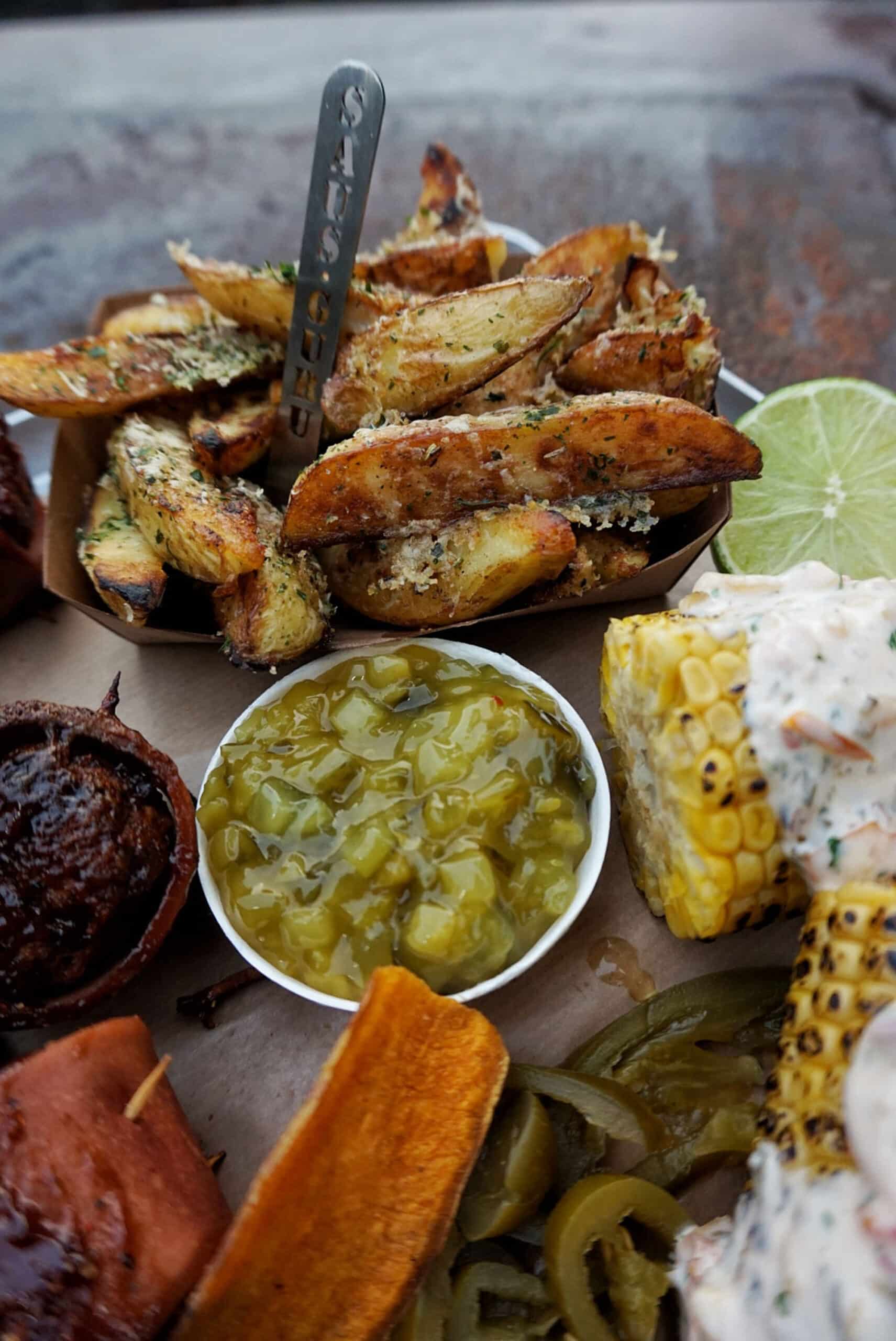 vegetarisch vega bbq platter kamado recept 02 scaled - Vegetarische BBQ Platter
