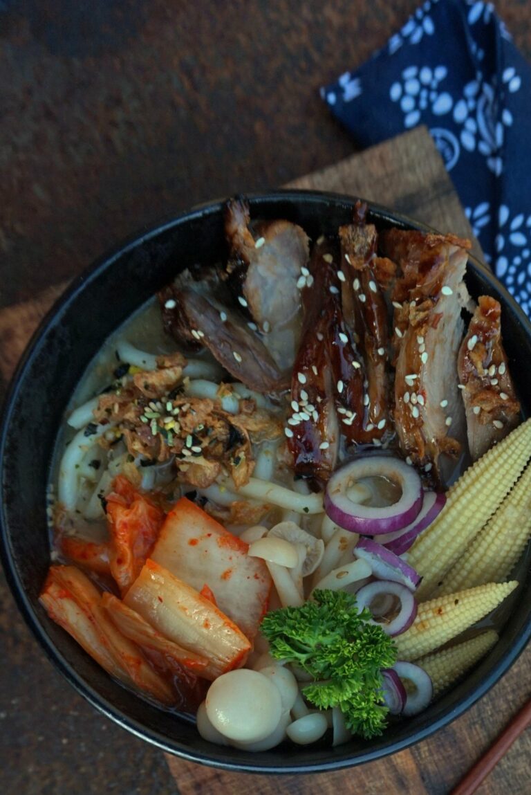 Gemarineerd Hammetje Miso Bowl kamado recept 2 - Gemarineerd hammetje met miso bowl