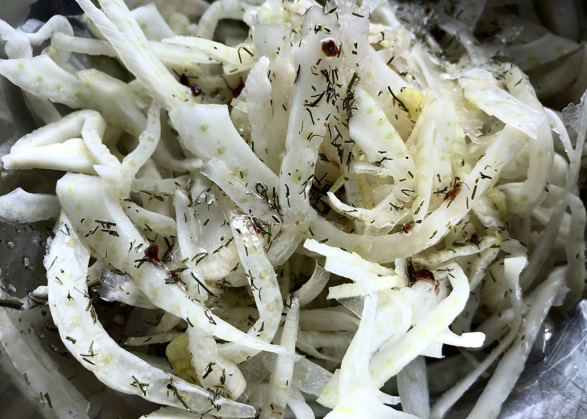 ceder gerookte zalm venkelsalade kamado recept 04 - Op cederhout gerookte zalm