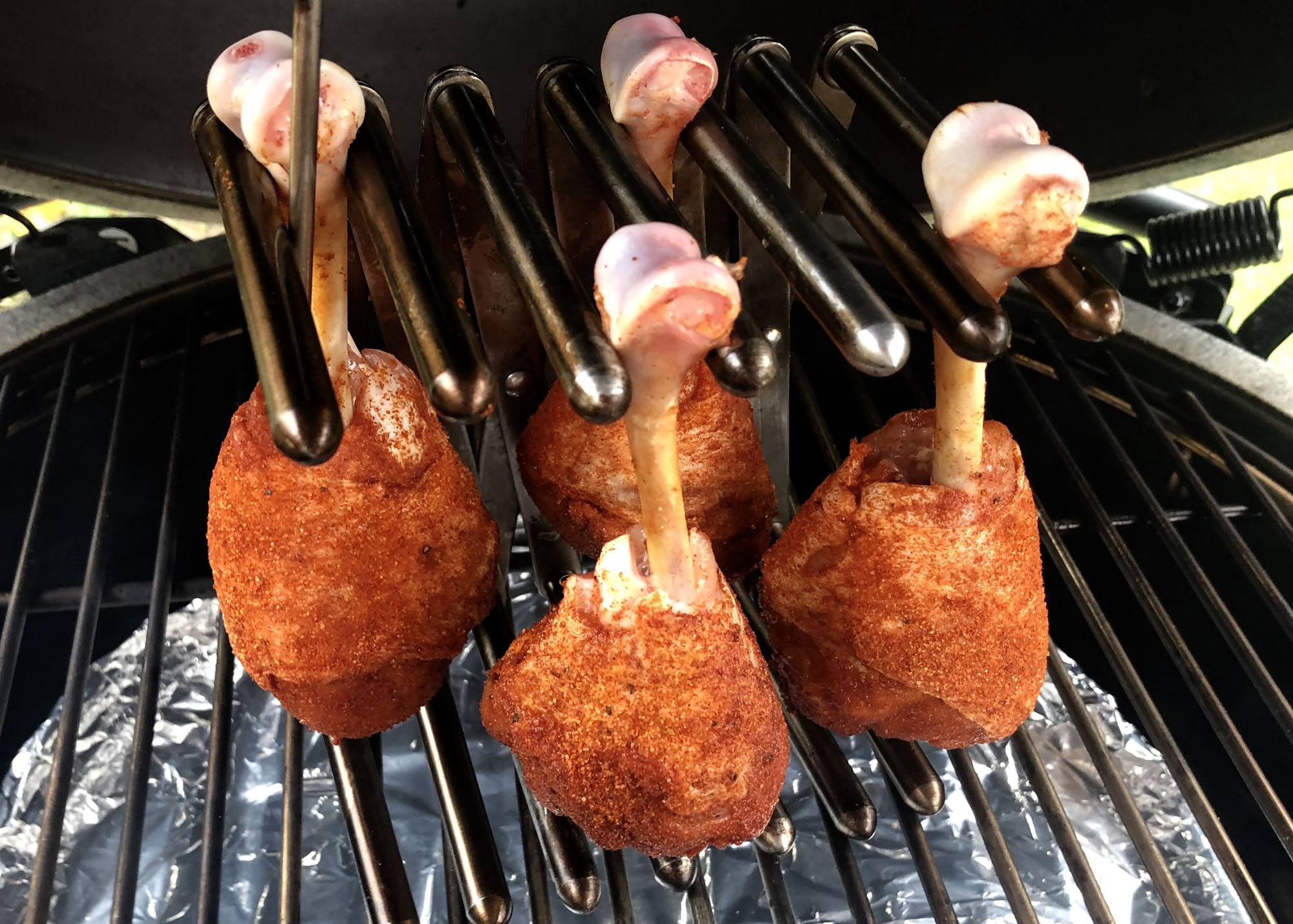 chicken lollipop kamado bbq recept 01 - Kruidige chicken lollipops