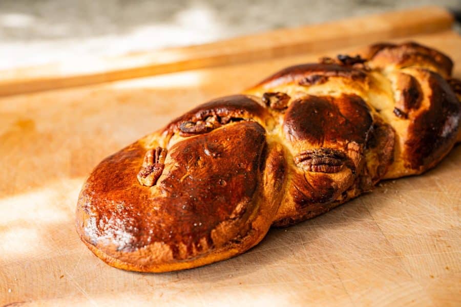 chocoladevlechtbroodforged - Paasrecepten op de BBQ