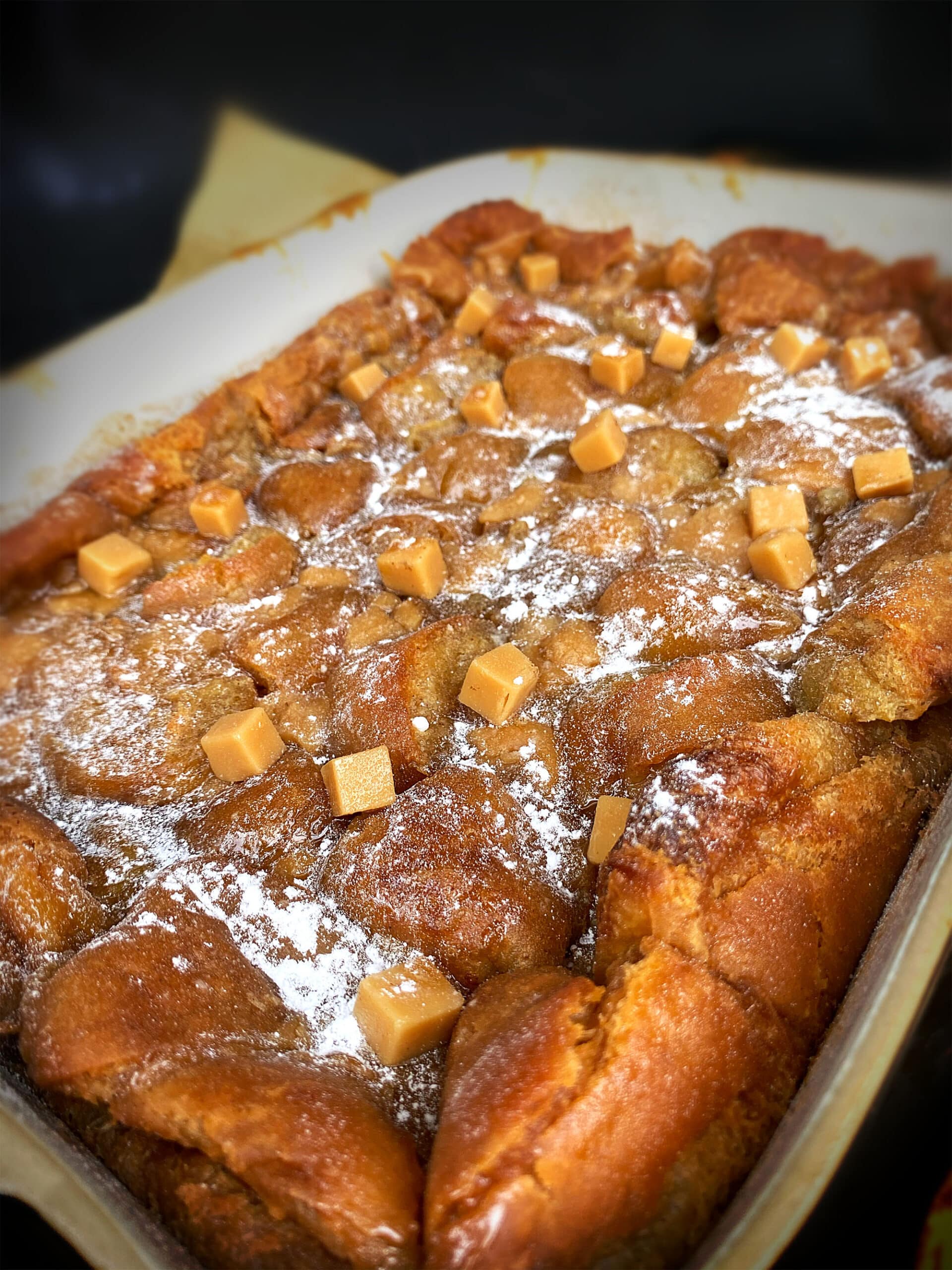 coffee donut pudding recept kamado bbq 02 scaled - Coffee donut pudding