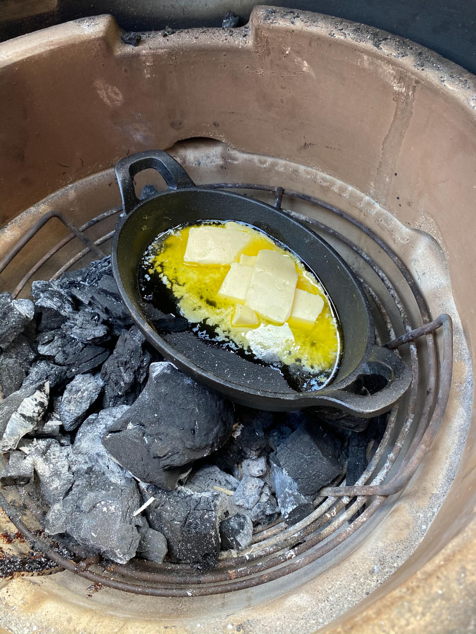 coffee donut pudding recept kamado bbq 05 scaled - Coffee donut pudding