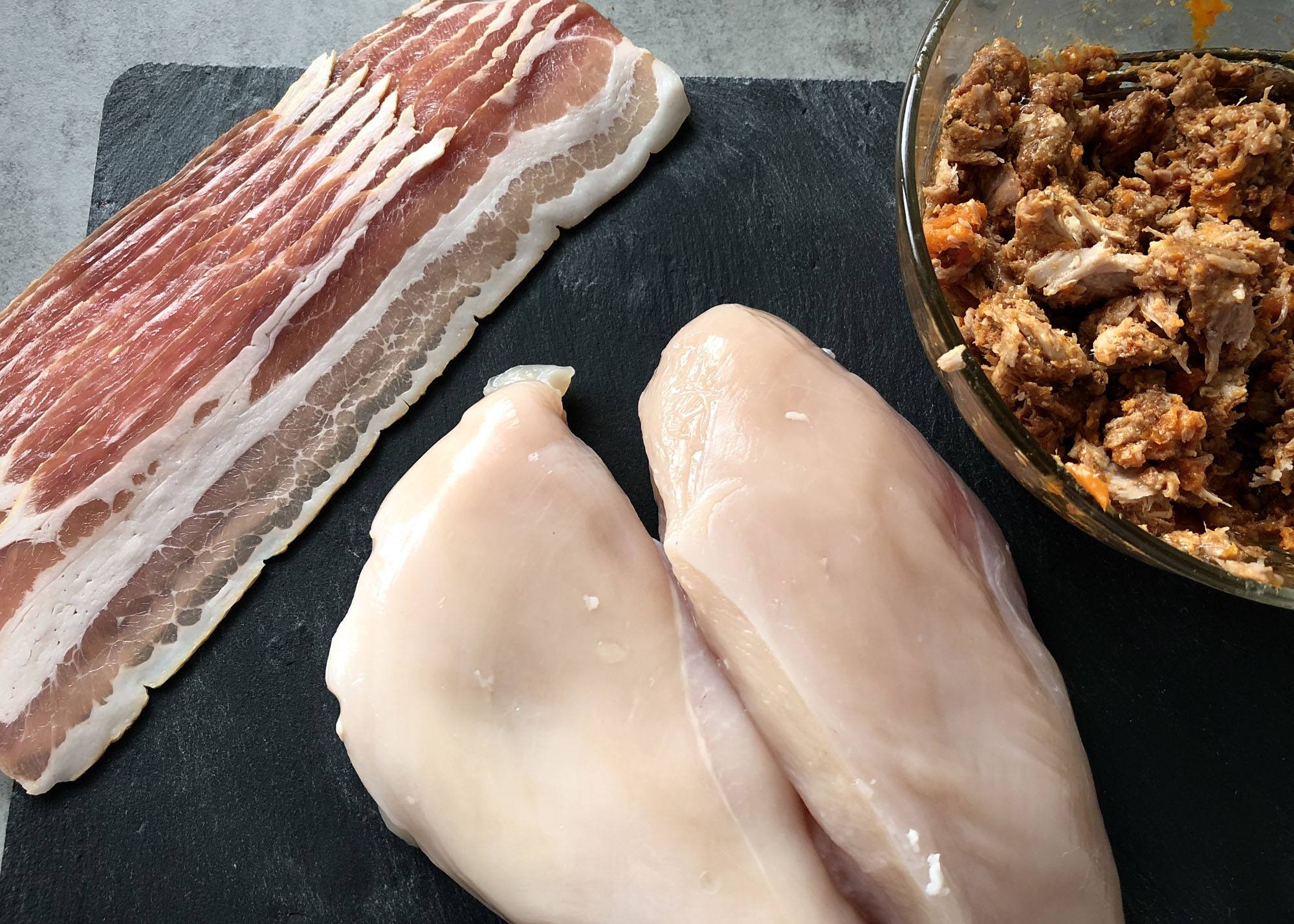 kipfilet gevuld pulled pork recept kamado bbq 07 - Kipfilet gevuld met Pulled Pork