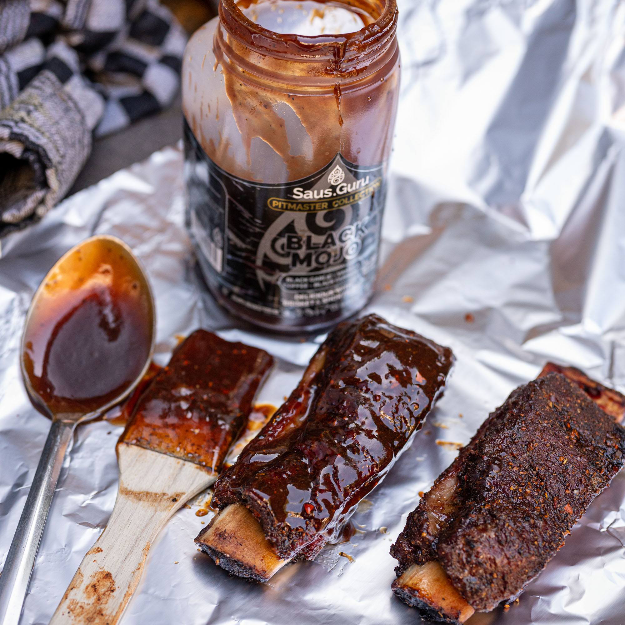 sticky fingers shortribs saus guru pitmaster kamado recept 107 - Sticky fingers Short Ribs