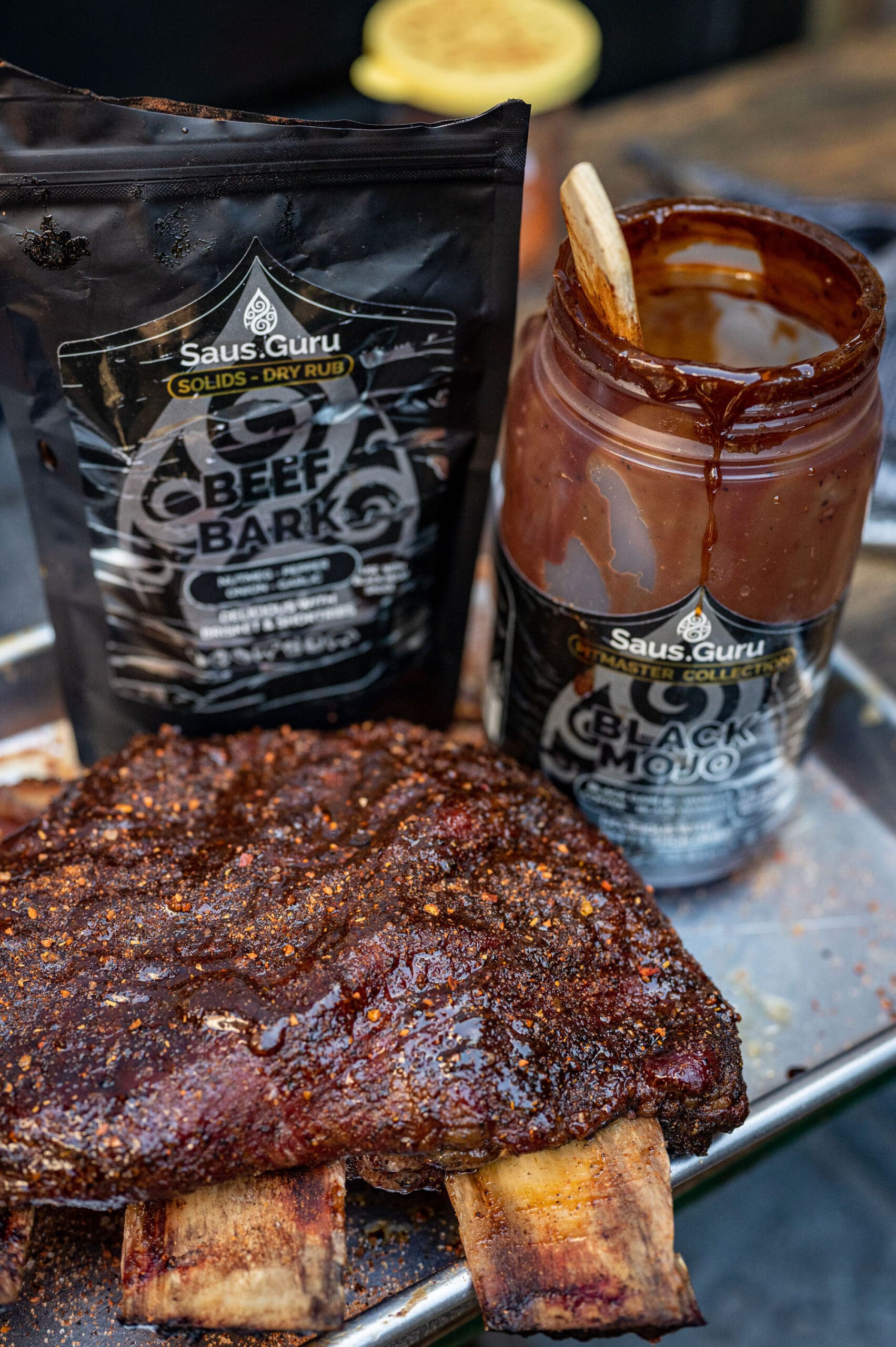 sticky fingers shortribs saus guru pitmaster kamado recept 110 scaled - Sticky fingers Short Ribs