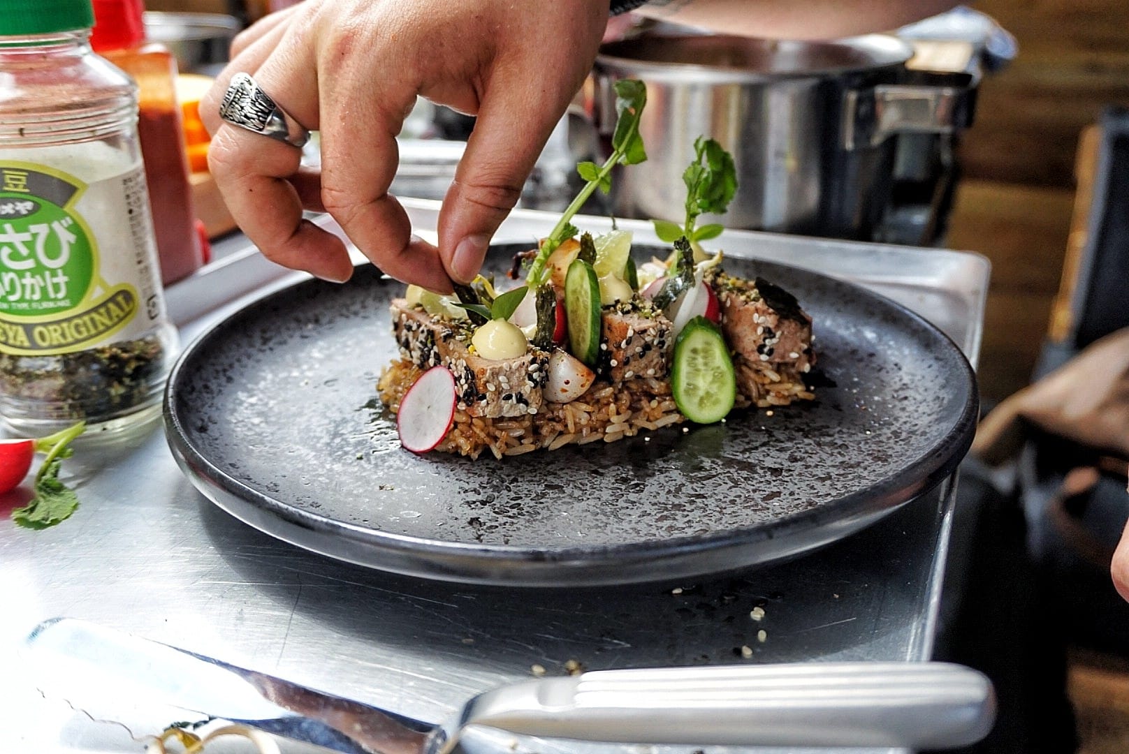 tonijn tataki tuintje kamado bbq recept 2 - Tuintje van Tonijn Tataki