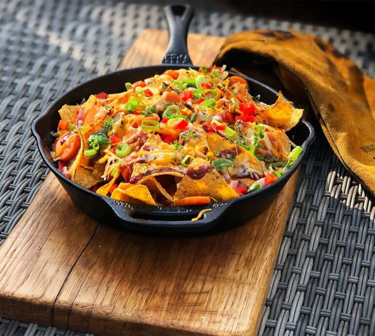 skillet doritos bbq kamado recept 02 - Skillet doritos