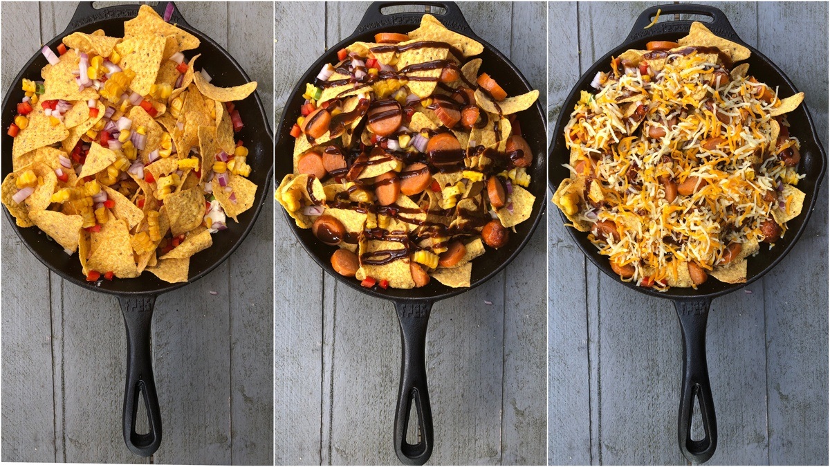 skillet doritos bbq kamado recept 08 - Skillet doritos