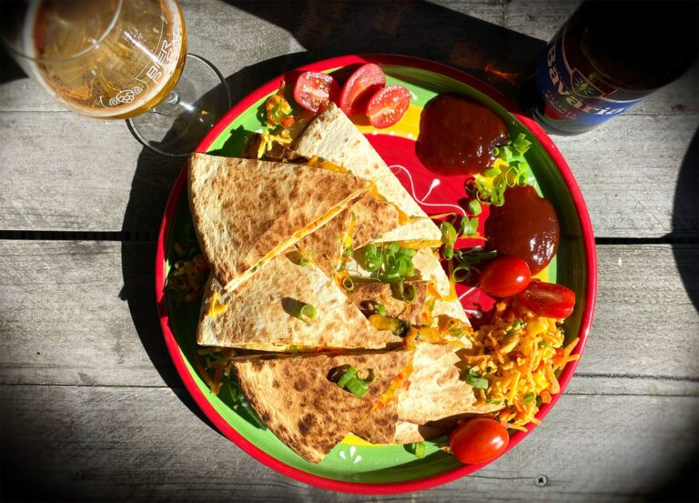vegetatische quesadillas recept kamado bbq 01 - Vegetarische quesadillas