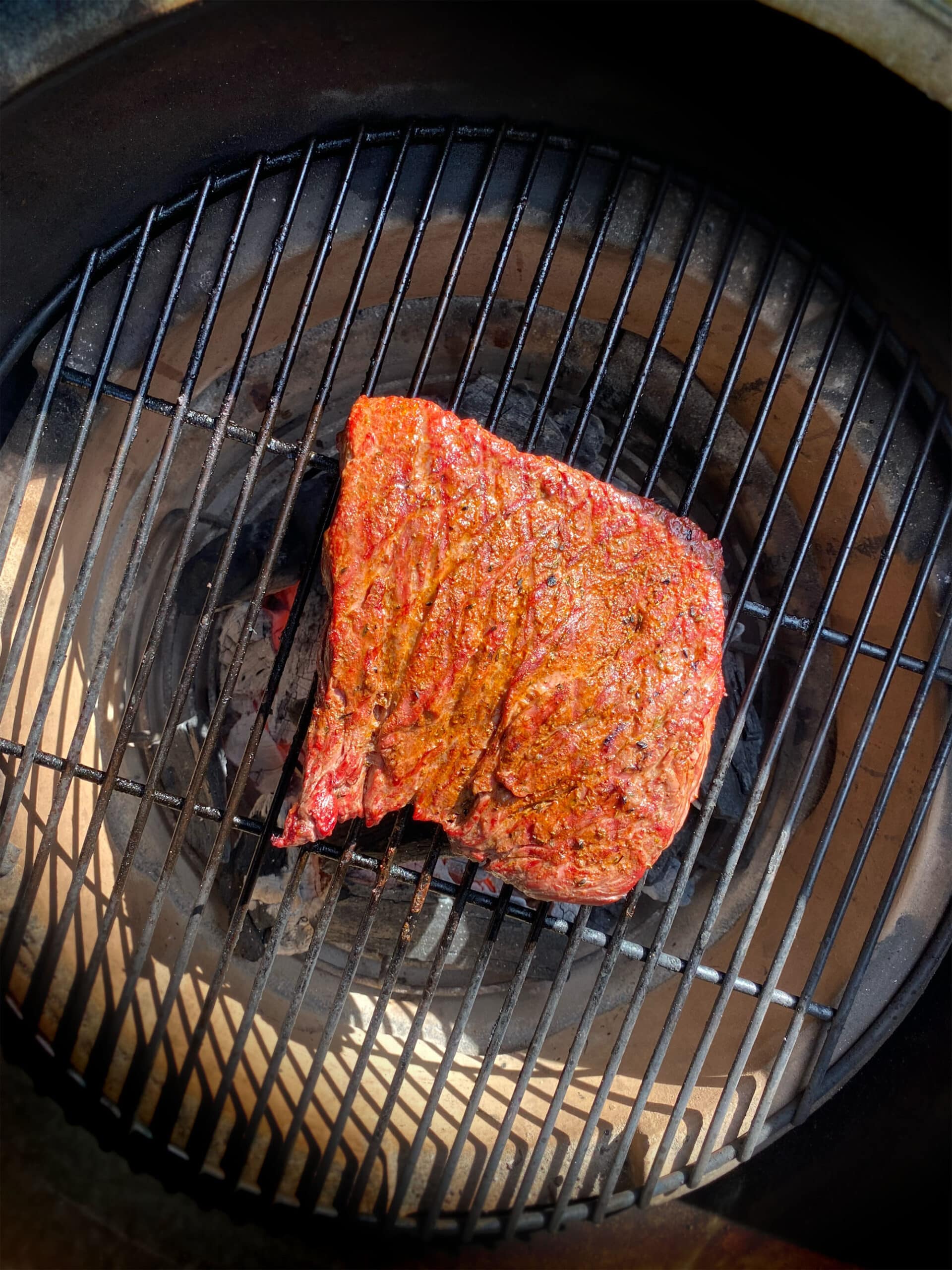 bavette chimichurri bbq recept kamado green egg02 scaled - Bavette met chimichurri