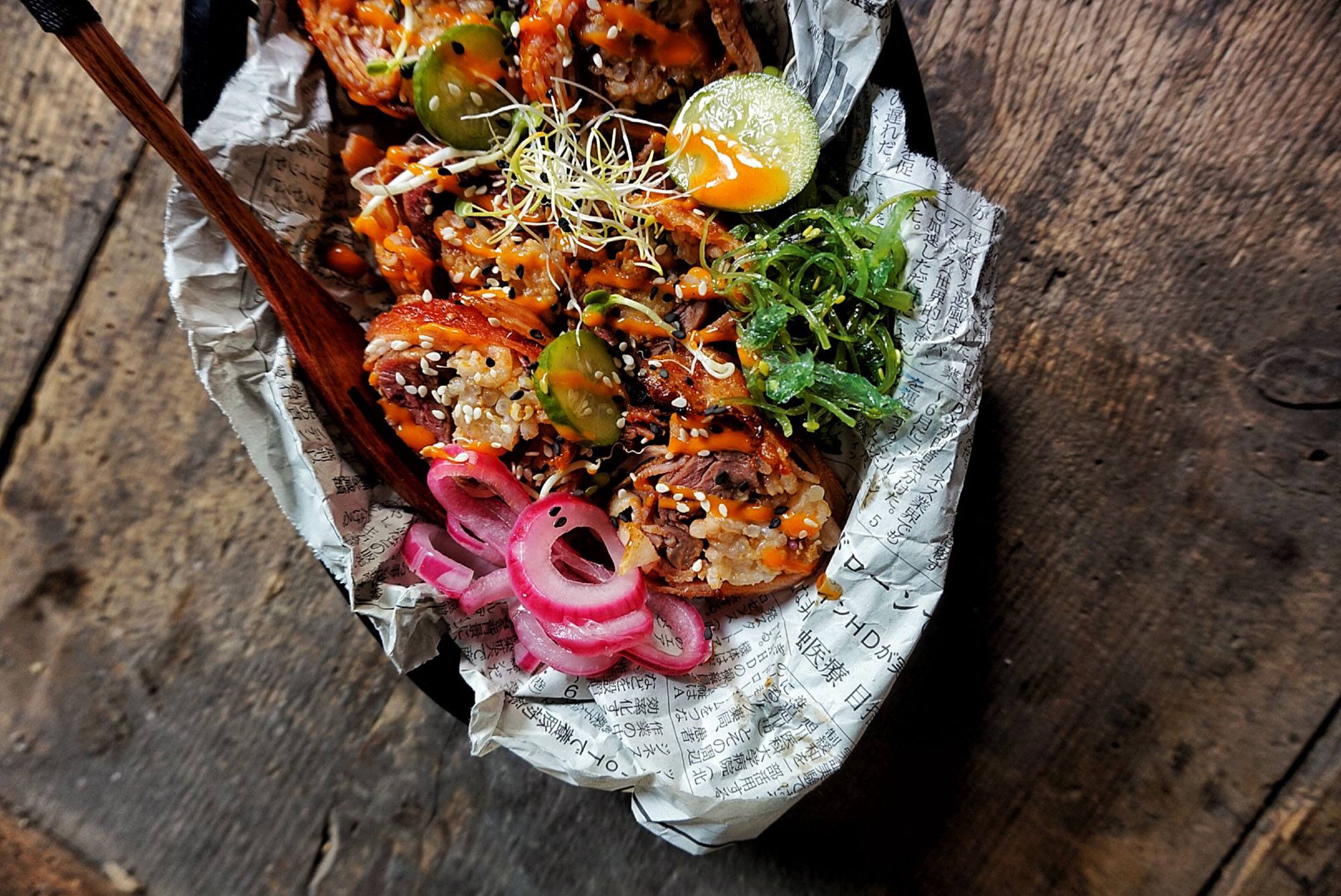 bbq sushi bbq recept kamado pellet grill05 - BBQ Sushi