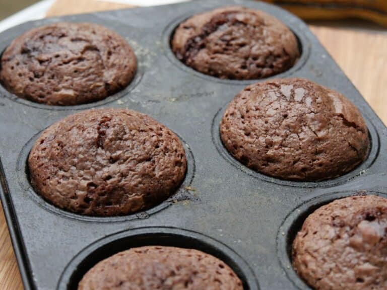 Chocolade lavacake big green egg kamado recept 10 - Chocolade BBQ muffin - Moelleux au chocolate