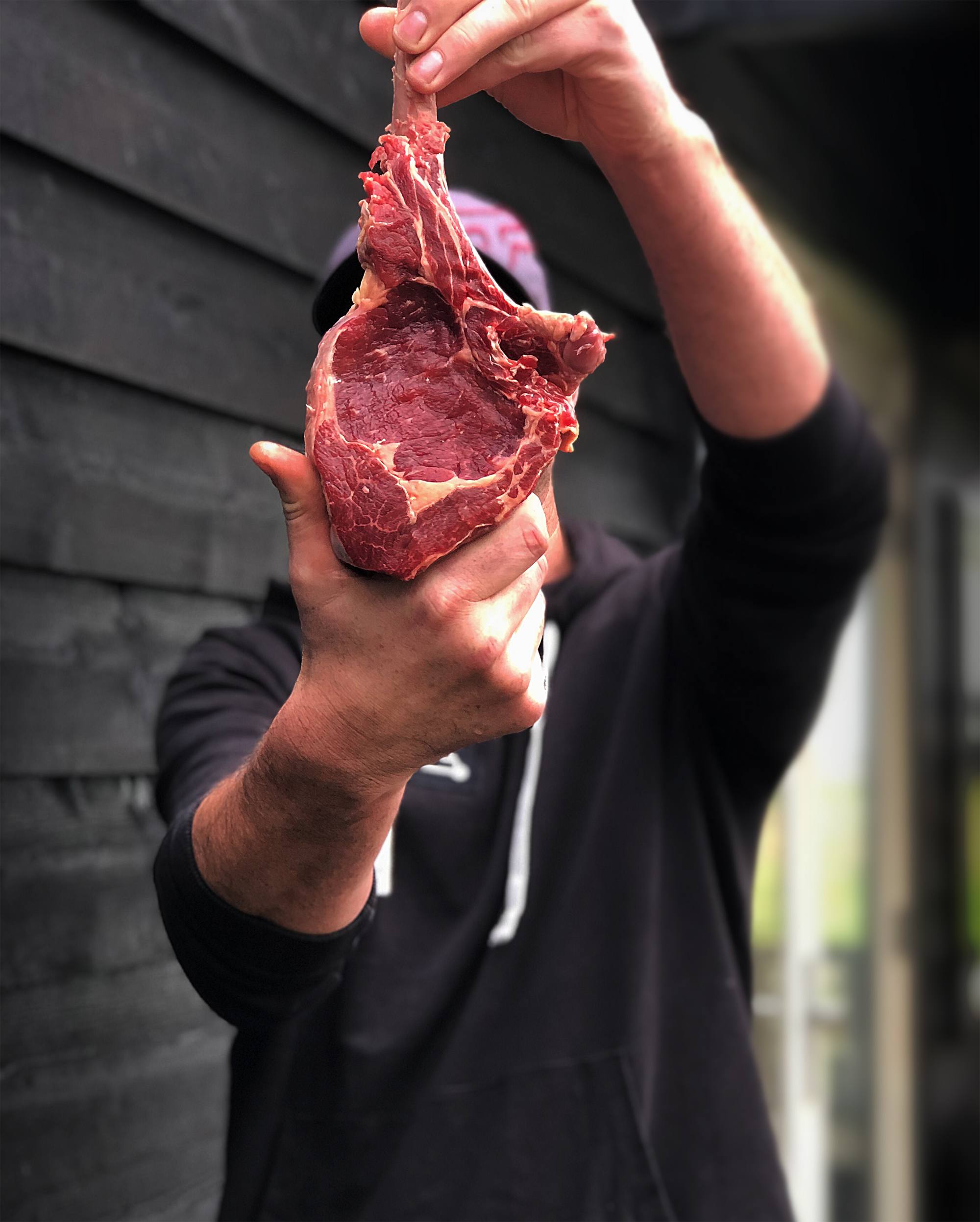 cote de boeuf zuurkoo big green egg kamado recept 05 - Côte de Boeuf met rode zuurkool