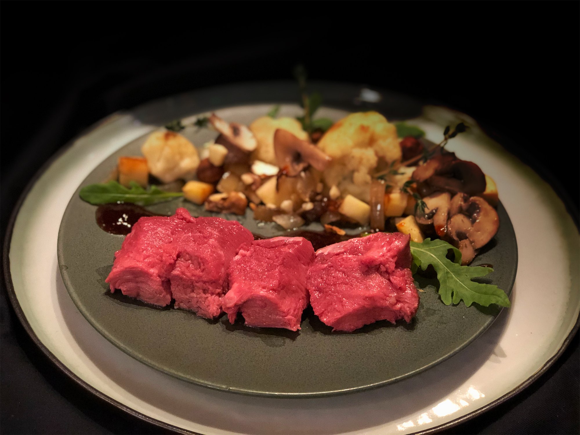 lamszadel spit big green egg kamado recept 14 - Lamszadel met bloemkool