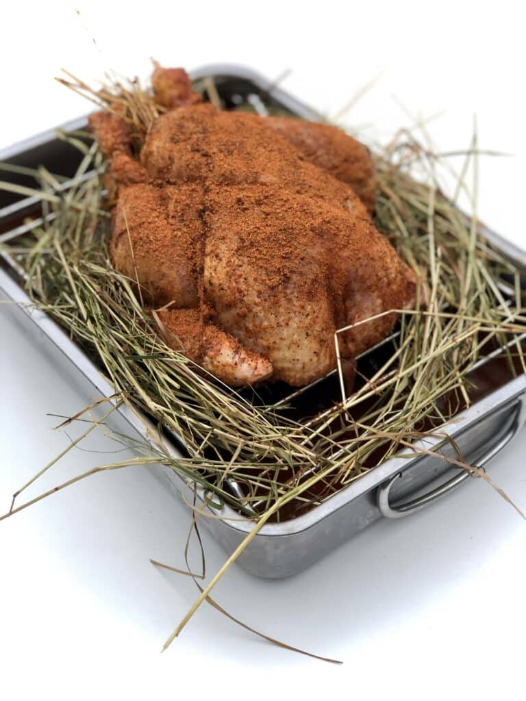 pulled chicken hooi big green egg kamado recept 04 scaled 1 - Pulled chicken uit het hooi