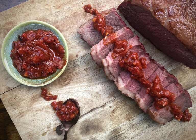 reverse sear picanha bbq recept kamado green egg 01 - Reverse sear Picanha met Red Chimichurri