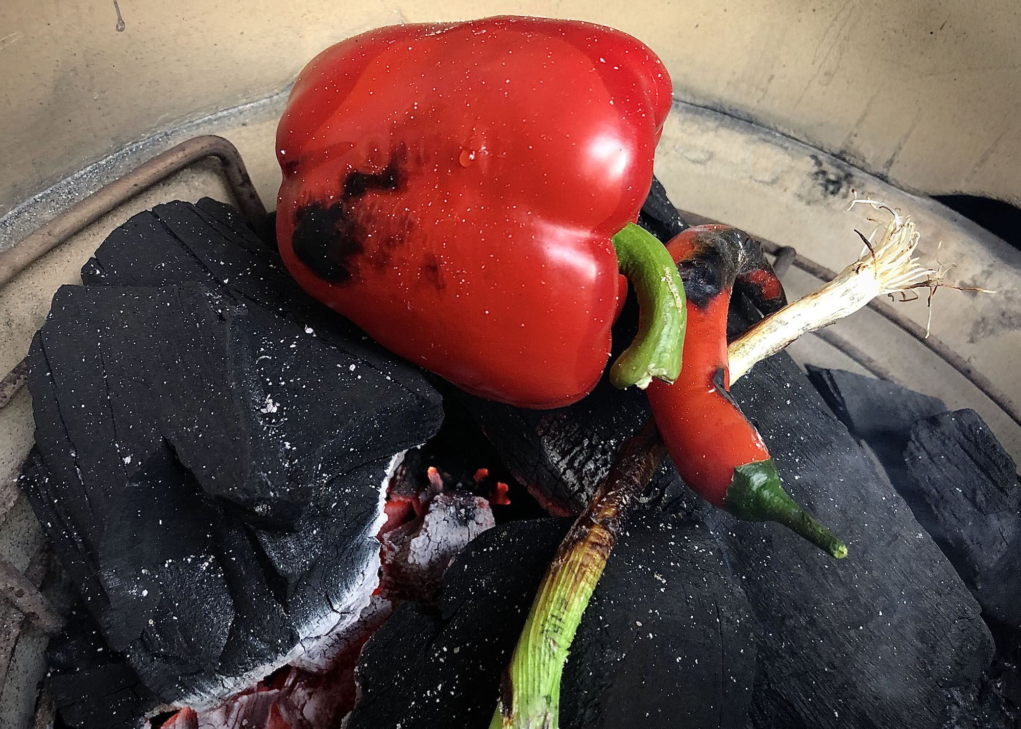 reverse sear picanha bbq recept kamado green egg 03 - Reverse sear Picanha met Red Chimichurri