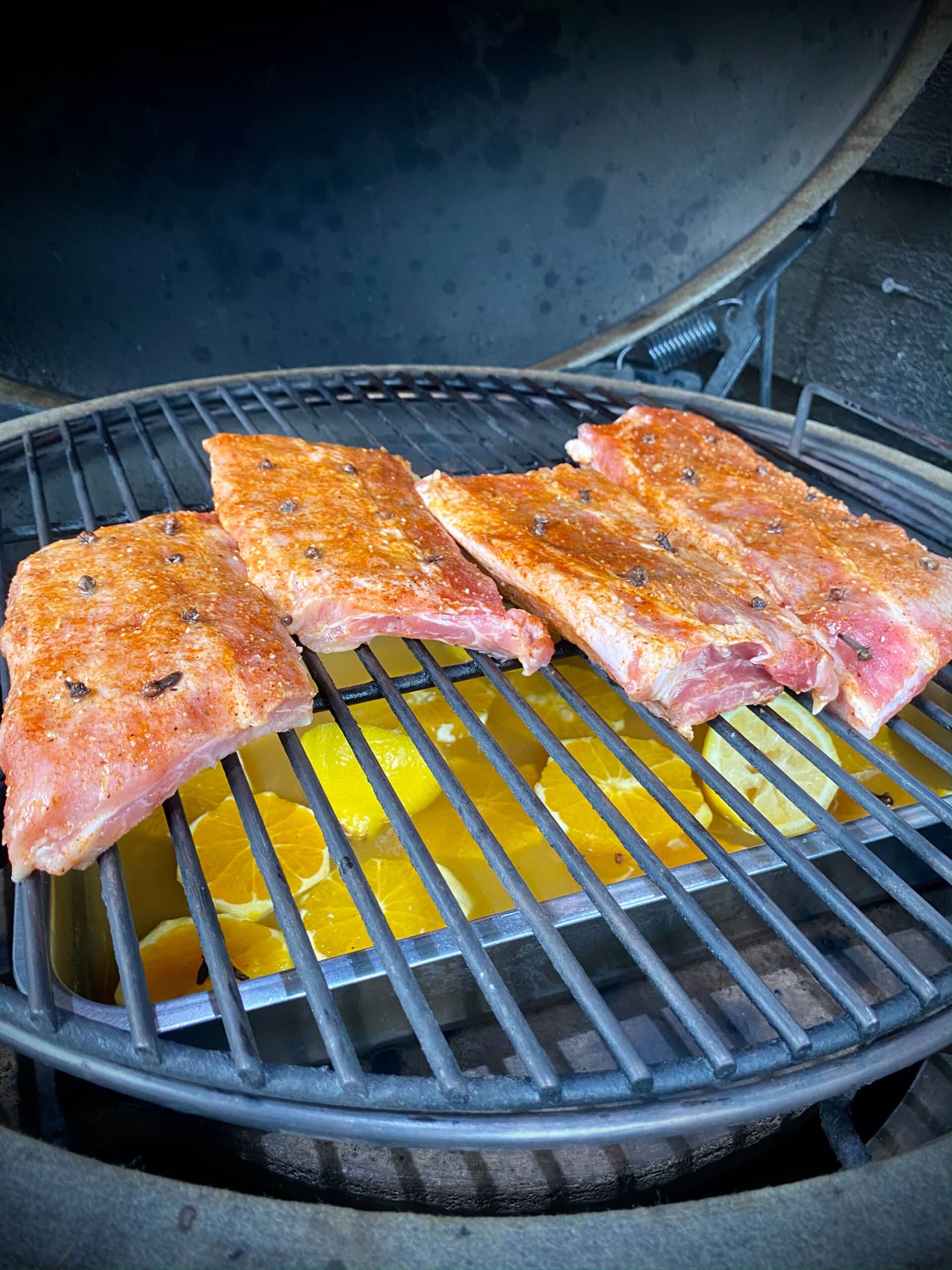 spareribs autumn style bbq recept kamado green egg08 scaled - Spareribs Autumn Style