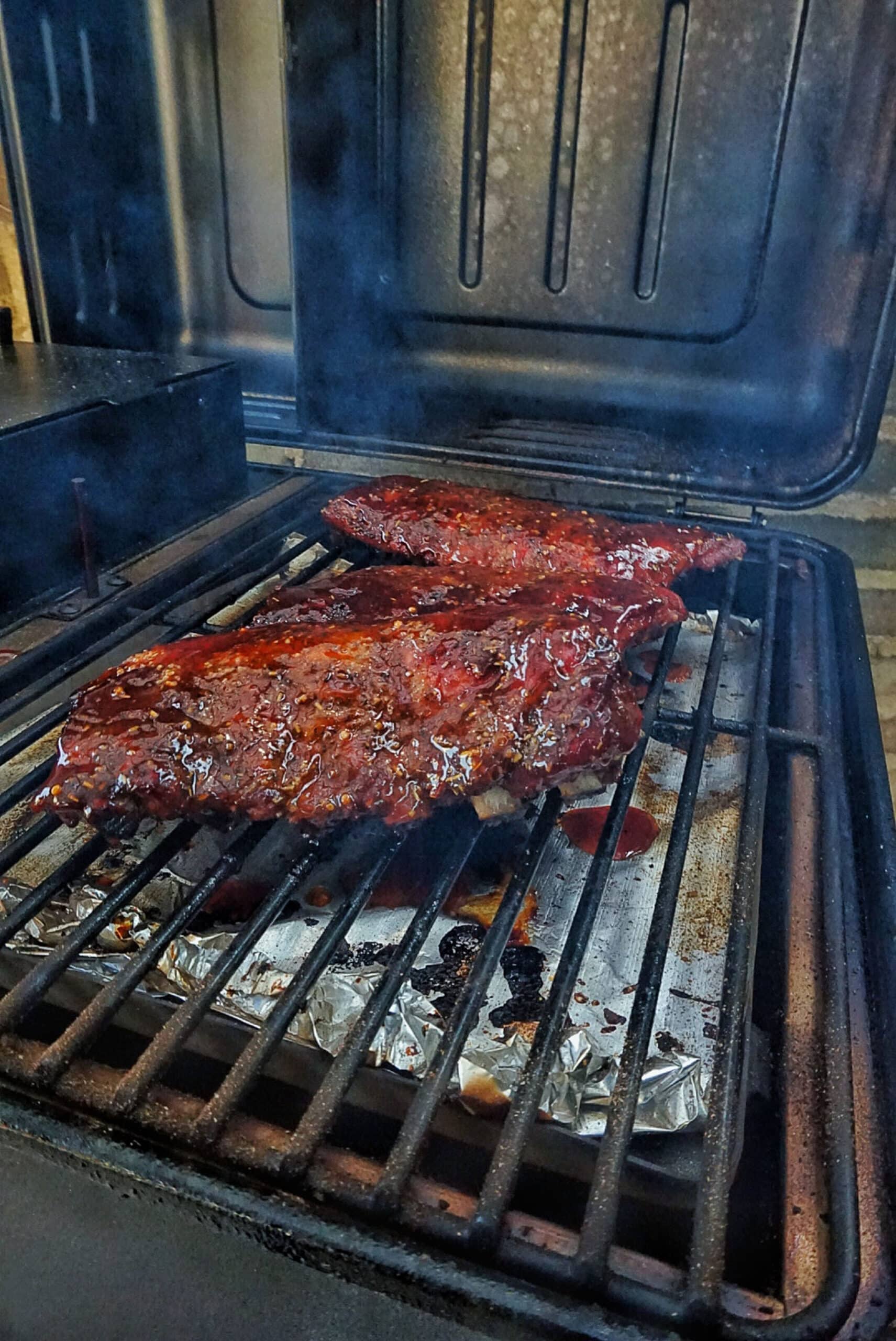 topped champions ribs kamado bbq recept egg 04 scaled - Topped Champions Spareribs w/ flamed Coleslaw