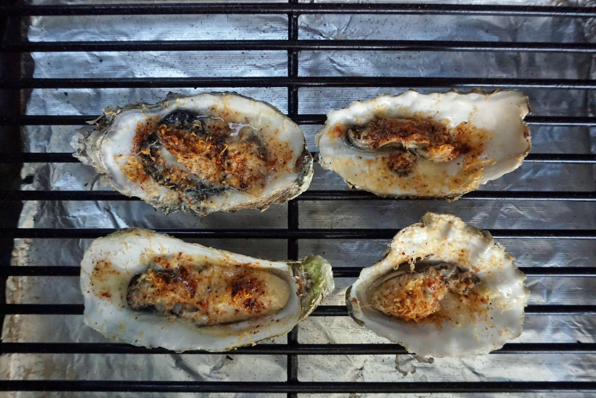 bbq oesters kamado bbq recept green egg 05 - BBQ Oesters
