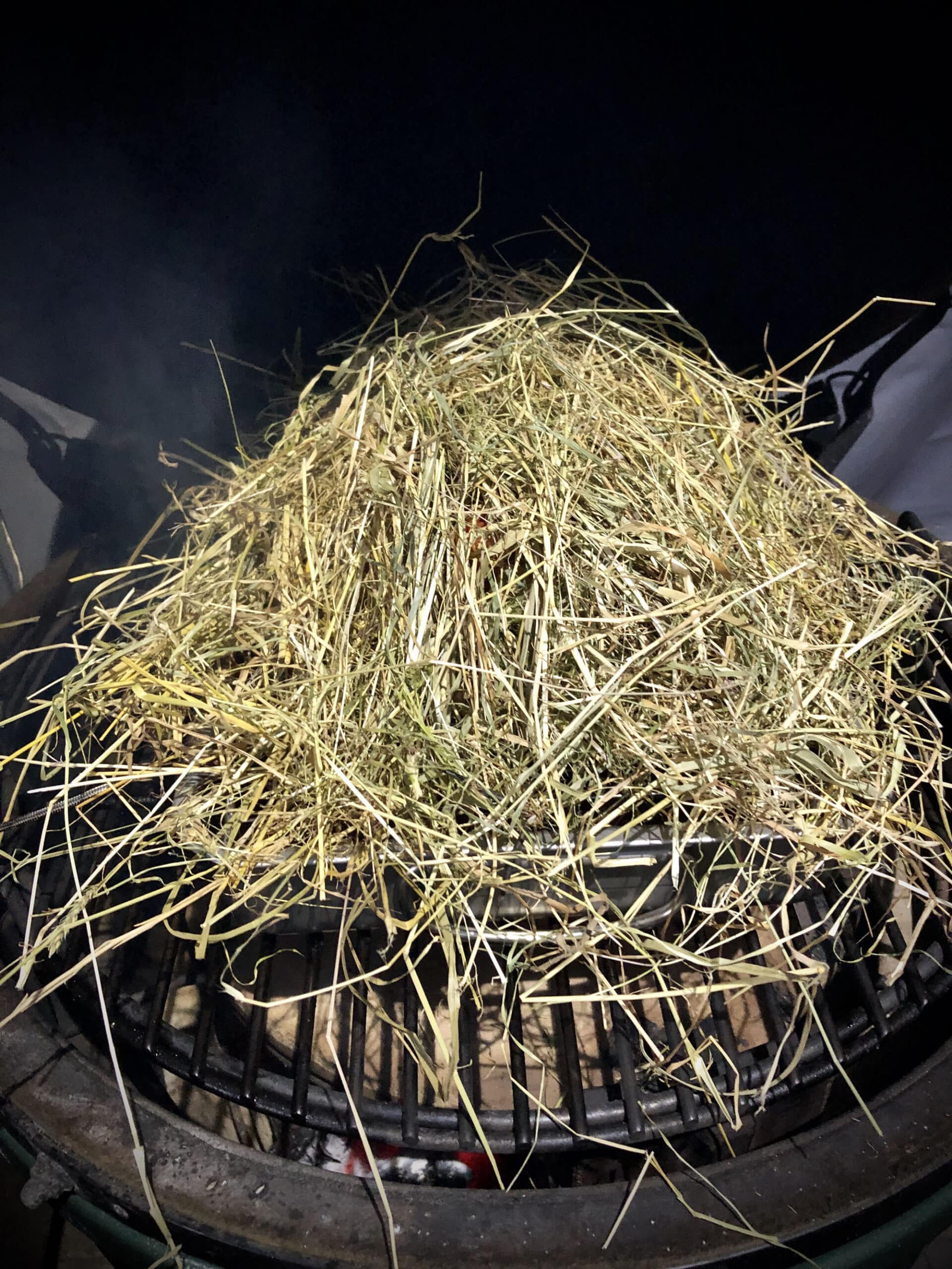 pulled chicken hooi big green egg kamado recept 07 scaled - Pulled chicken uit het hooi