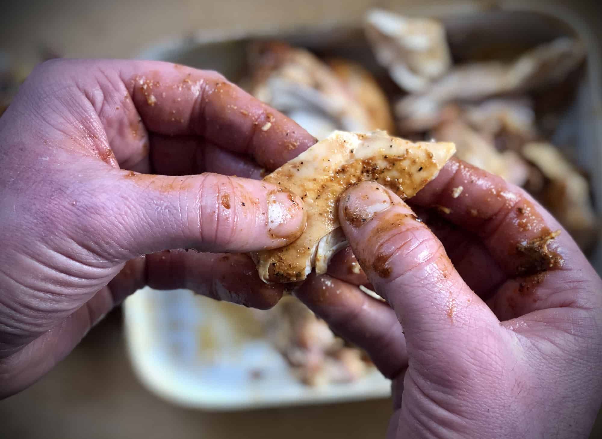 pulled chicken hooi big green egg kamado recept 10 - Pulled chicken uit het hooi
