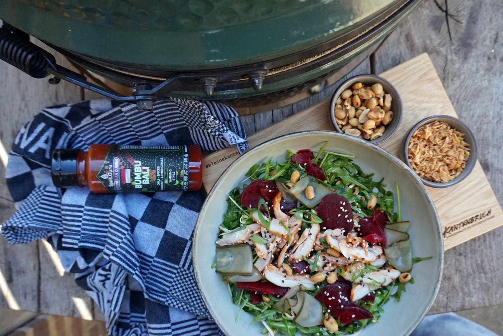 chicken got beat egg kamado bbq recept 02 - Chicken got beet