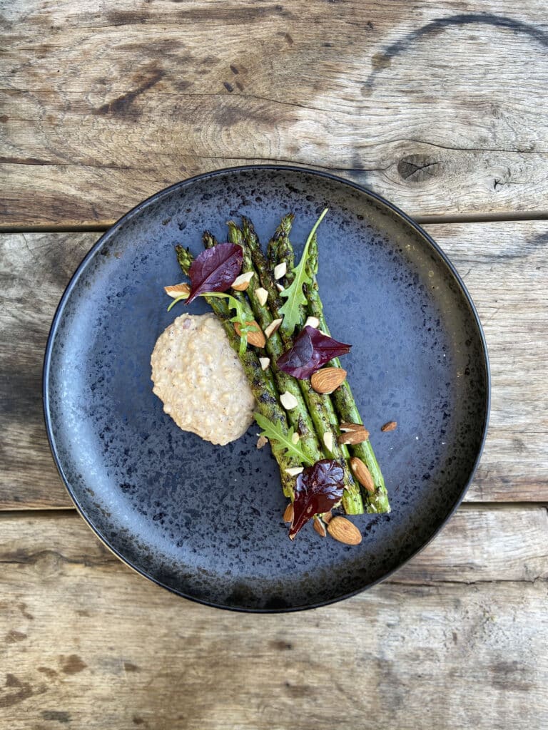 gegrilde groene asperges egg kamado bbq recept 08 - Gegrilde groene asperges