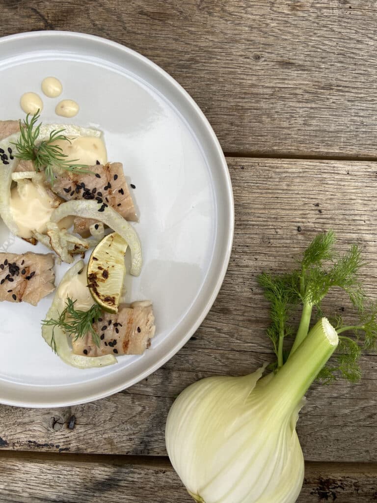 gemarineerde bbq tonijn recept kamado egg 03 - Gemarineerde BBQ Tonijn