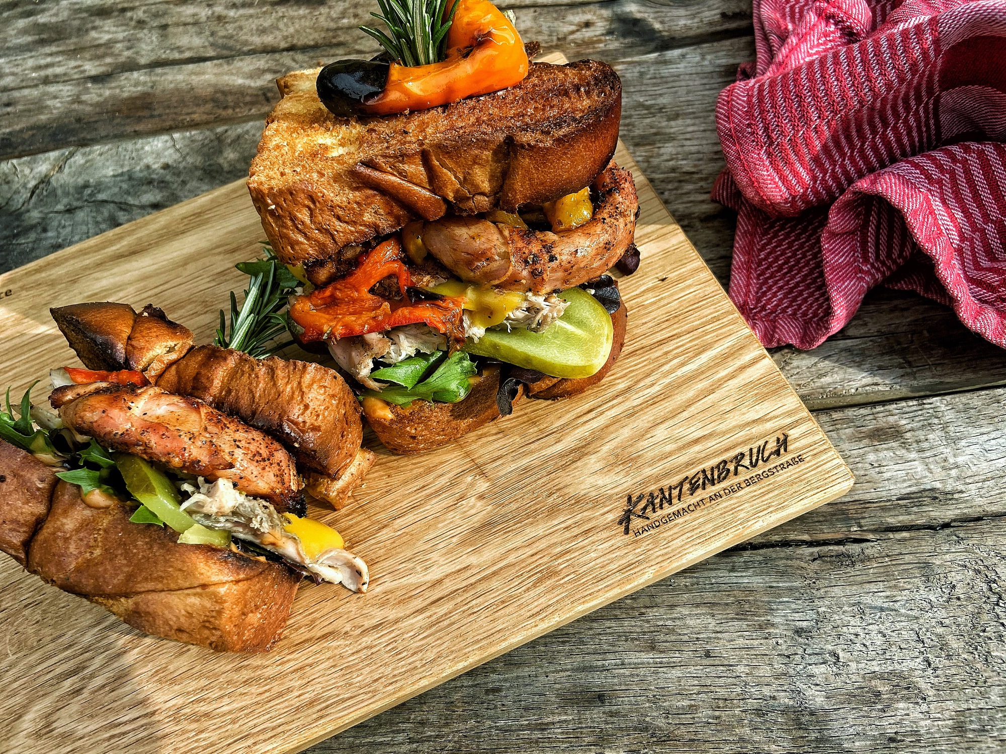 bbq sandwich kippendijen recept kamado green egg 05 - BBQ Sandwich met kippendijen