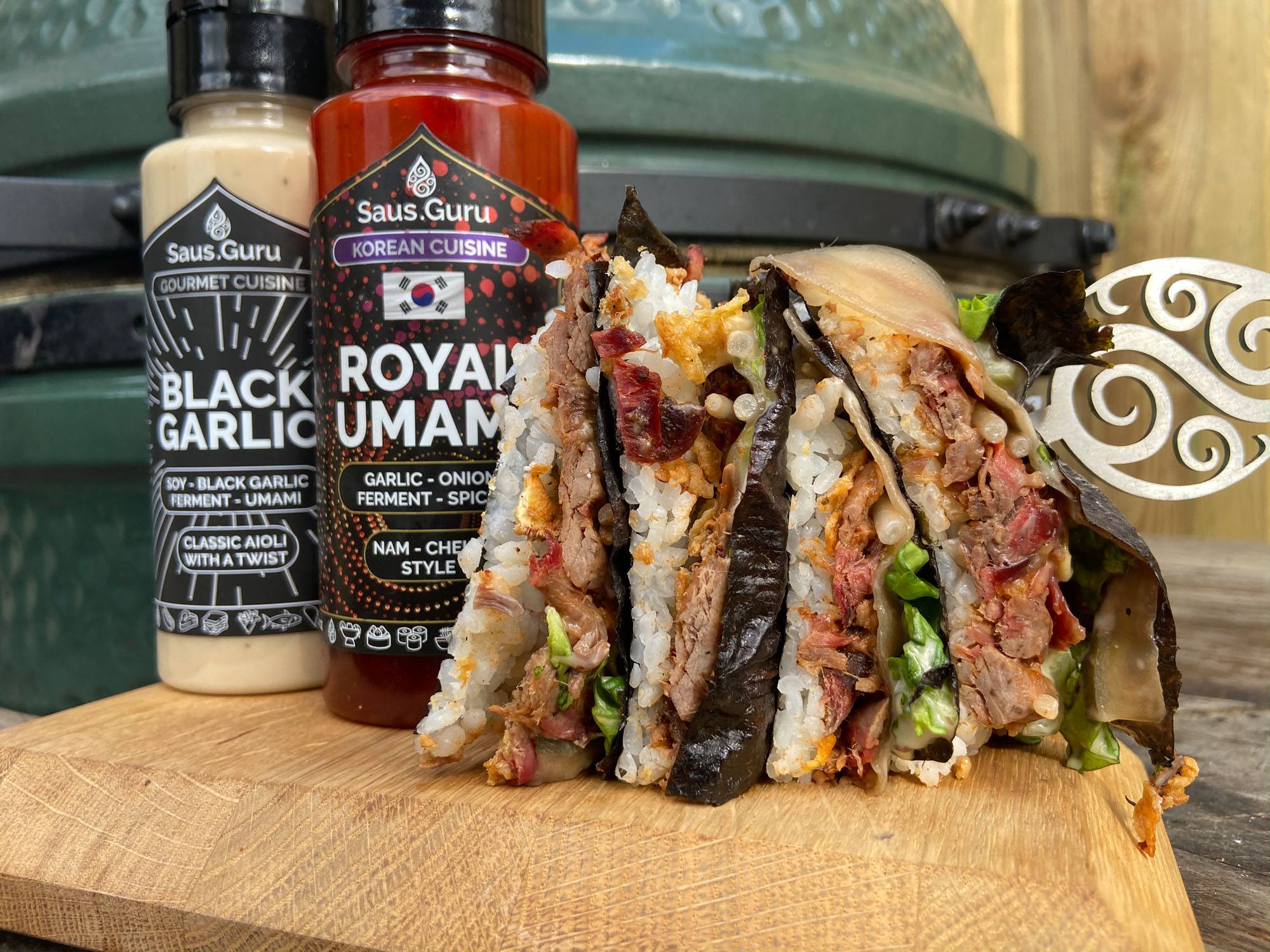 beef hammer sliders nori pulled recept kamado egg 10 - Nori pulled beef sliders van beef hammer