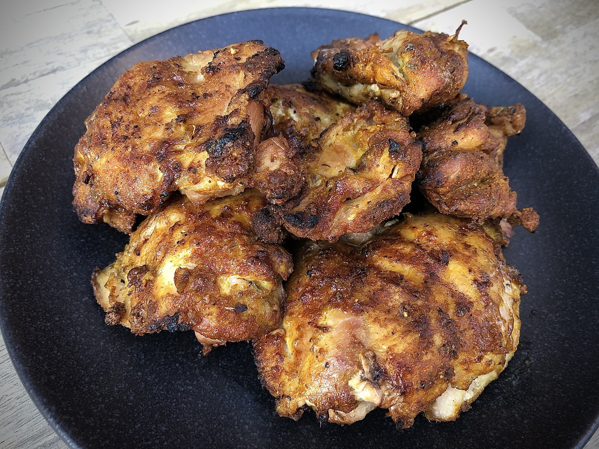 kamado recept green egg Gegrilde kip - Barbecue Kip Kerrie