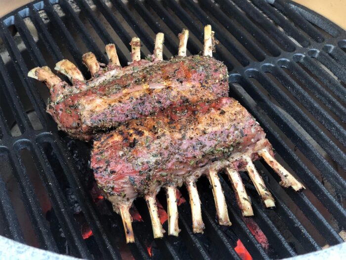 big green egg recept lamsrack reverse sear 4 - Lamsrack reverse sear uit Nieuw Zeeland