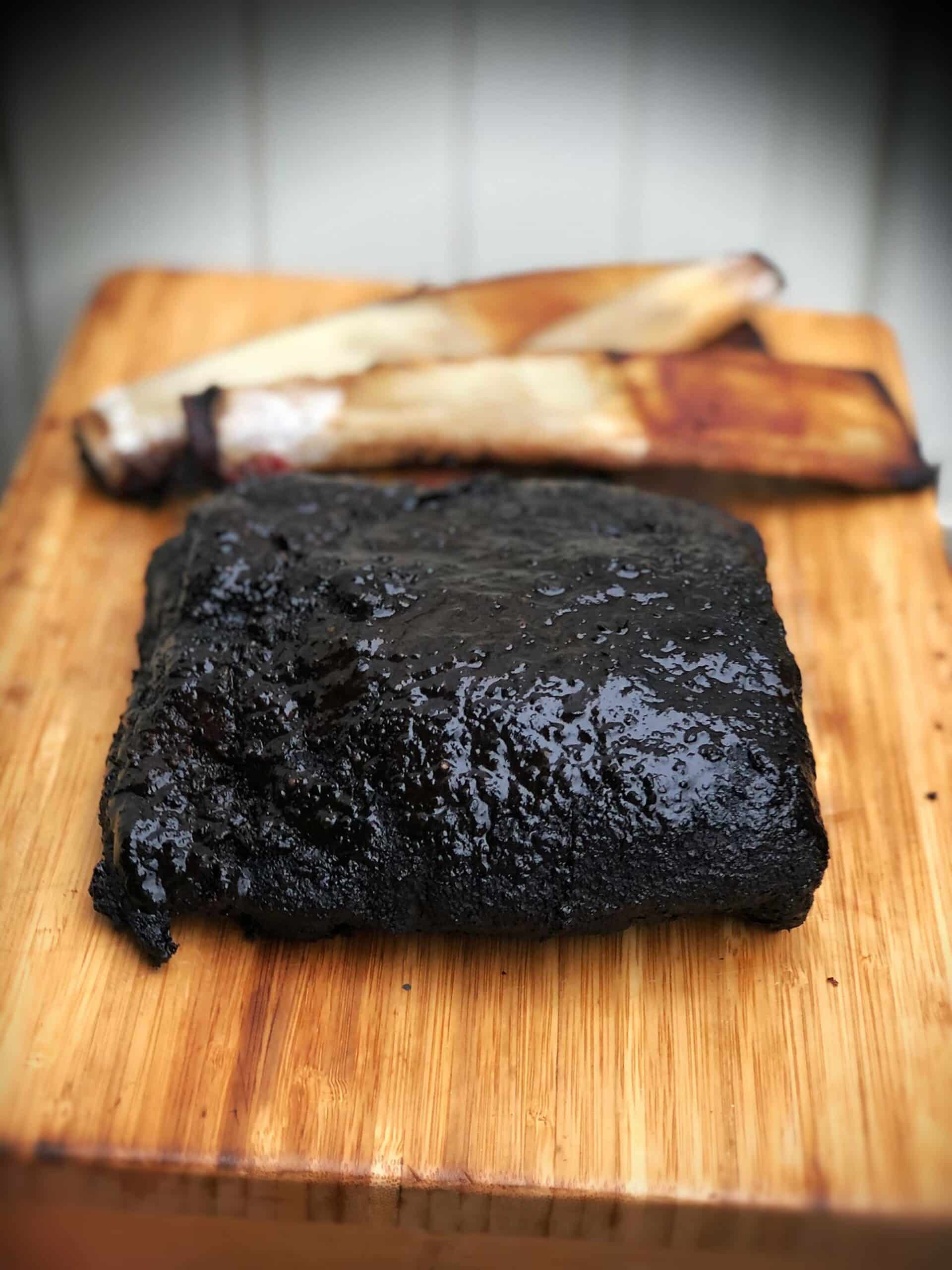 shortribs koffiesaus big green egg recept kamado 06 scaled - Shortribs traag gegaard