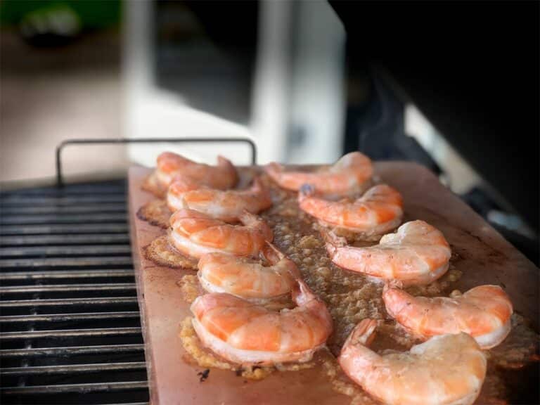 kamado gambas zoutsteen groenten tag big green egg recept04 - Gamba’s van de zoutsteen met groenten tagliatelle