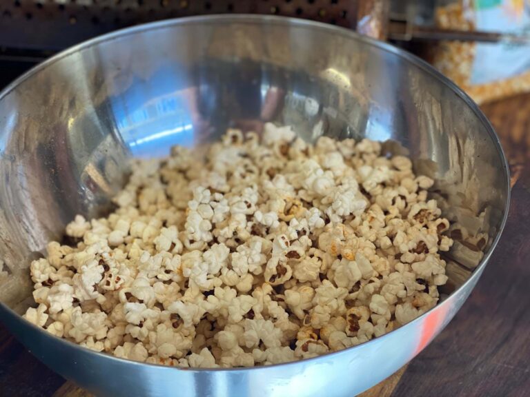 popcorn bbq recept letzq spit kamado big green egg - Popcorn van het spit uit de BBQ