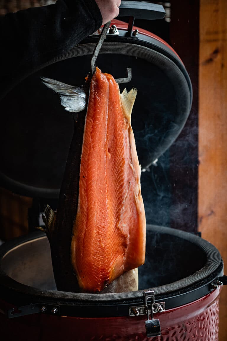 koud gerookte zalm kamado pekel recept green egg - Koud gerookte zalm en pekelen