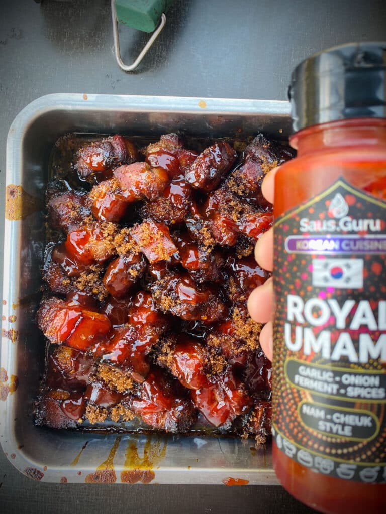 oosterse pork belly burnt ends recept kamado bbq 01 - Oosterse Pork Belly Burnt Ends