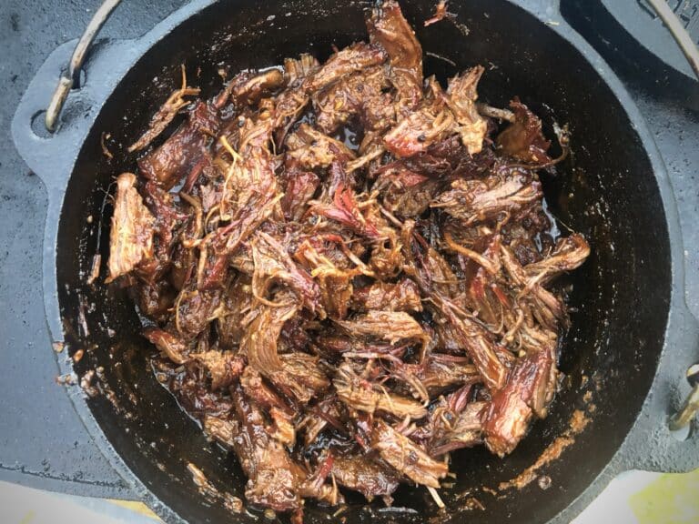 Pulled beef met Whiskey saus IMG 4496 - Pulled beef BBQ basisrecept