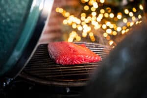 Koud gerookte zalm 5 - Koud gerookte zalm met gepofte bieten