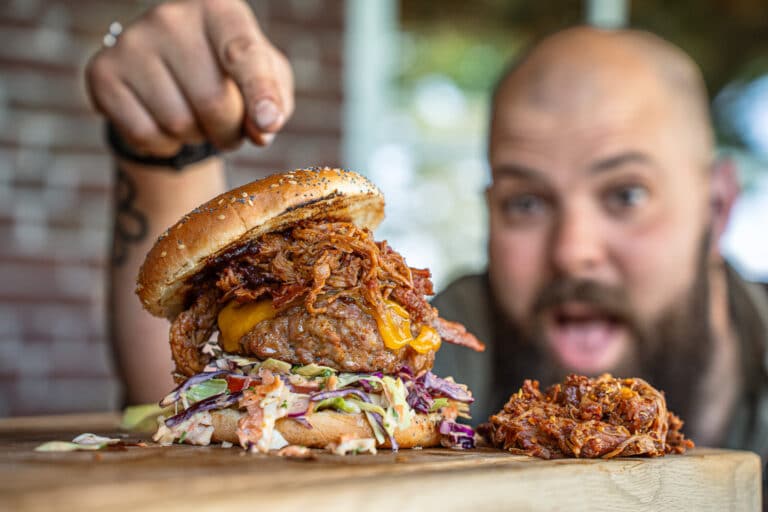 Pulled pork burger 9 1 - Ultieme Pulled Pork Burger