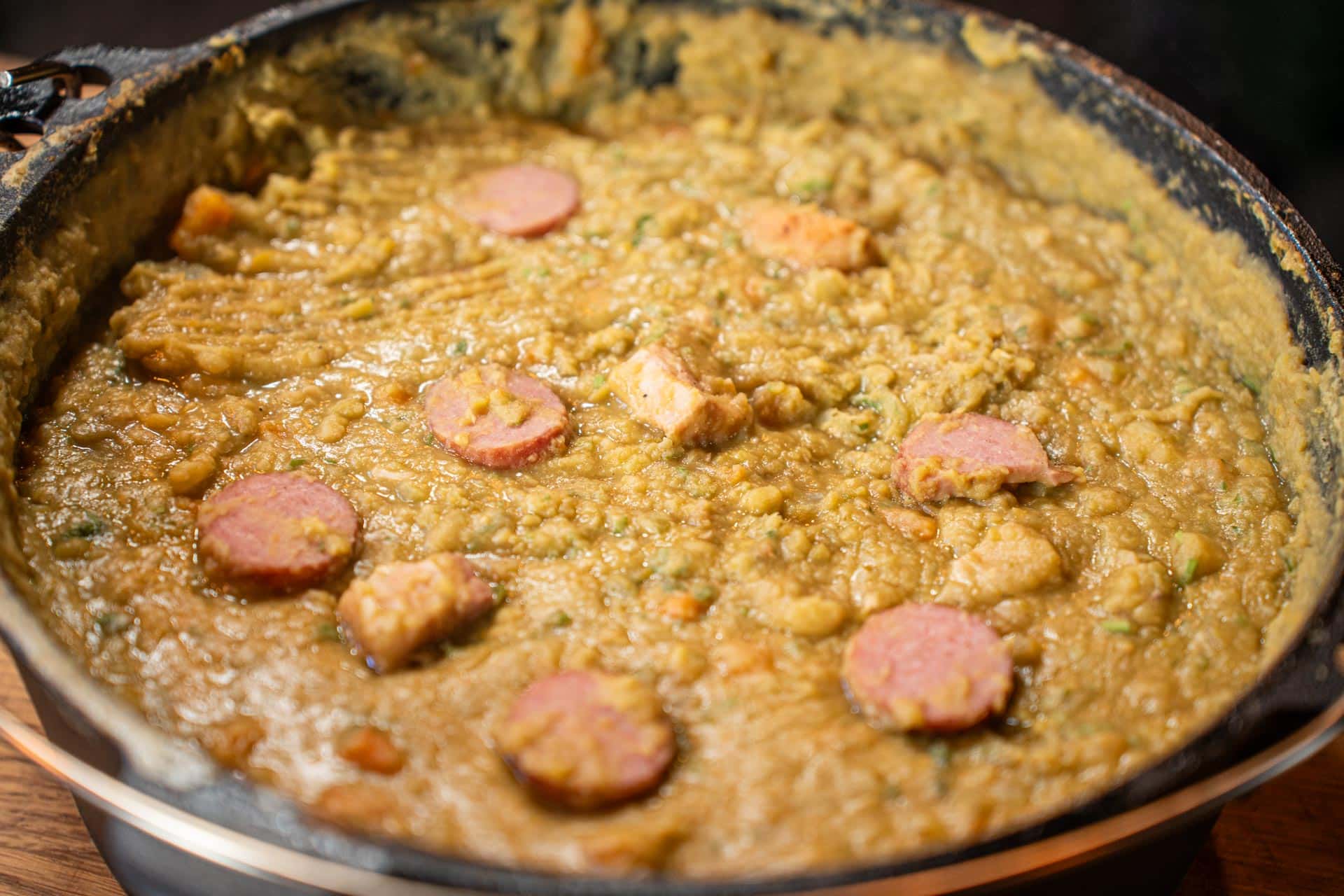 Erwtensoep recept thomas 8 - Gevulde erwtensoep van BBQ
